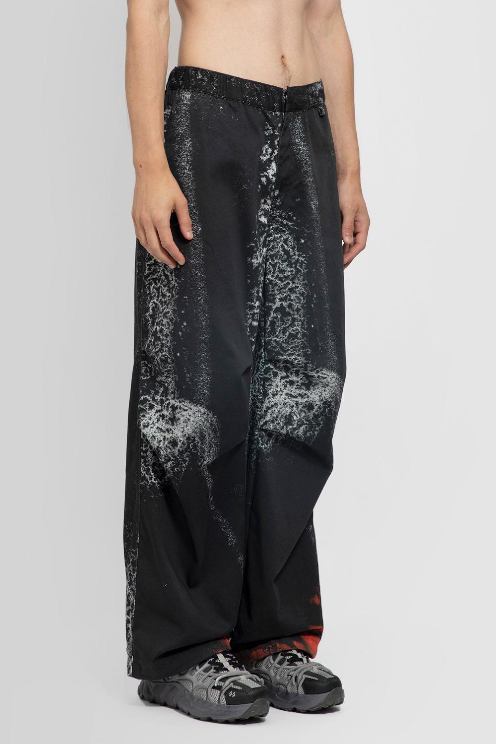 Antonioli 44 LABEL GROUP MAN BLACK TROUSERS Nuovo