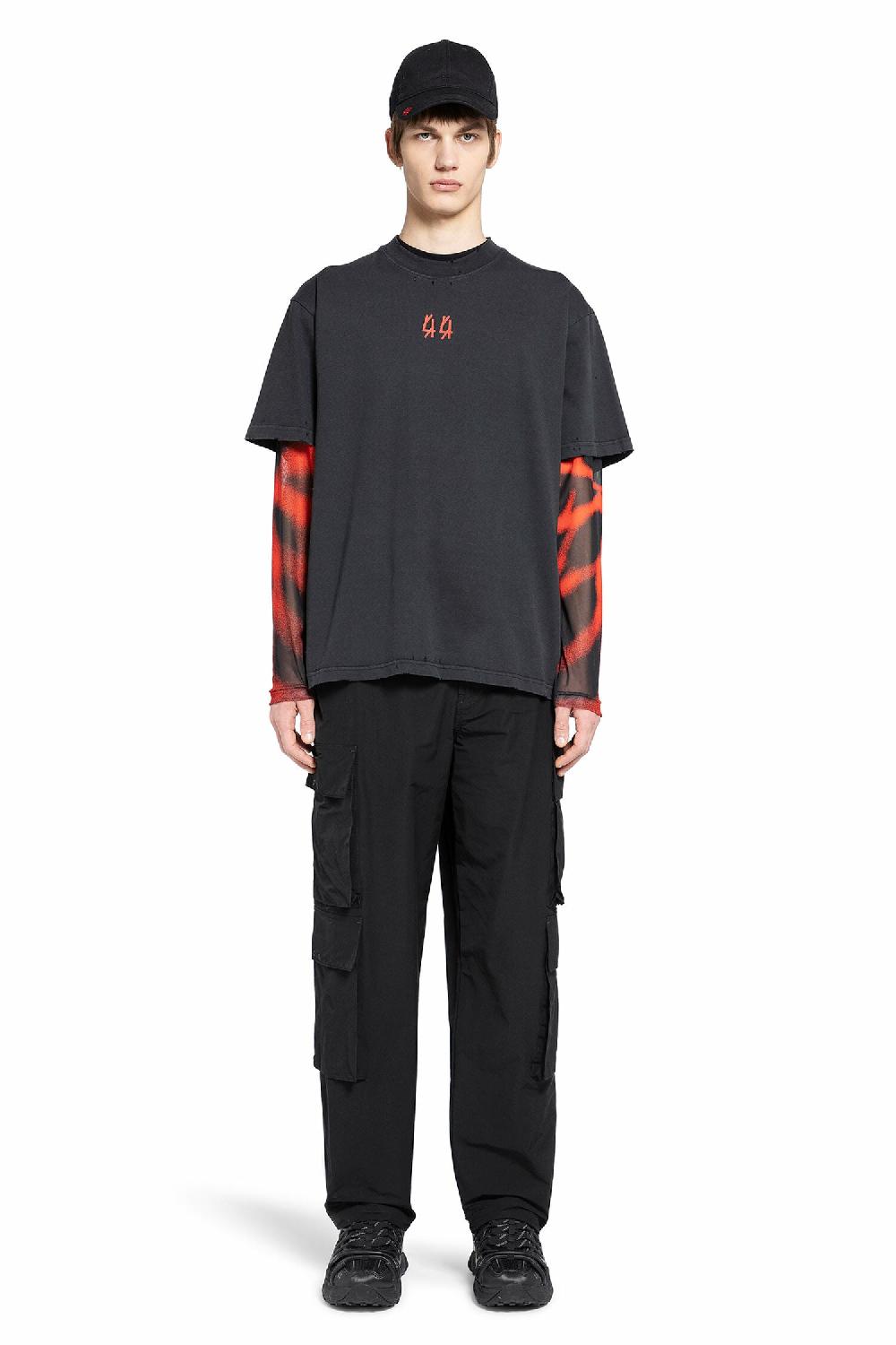 Antonioli 44 LABEL GROUP MAN BLACK TROUSERS Vendita