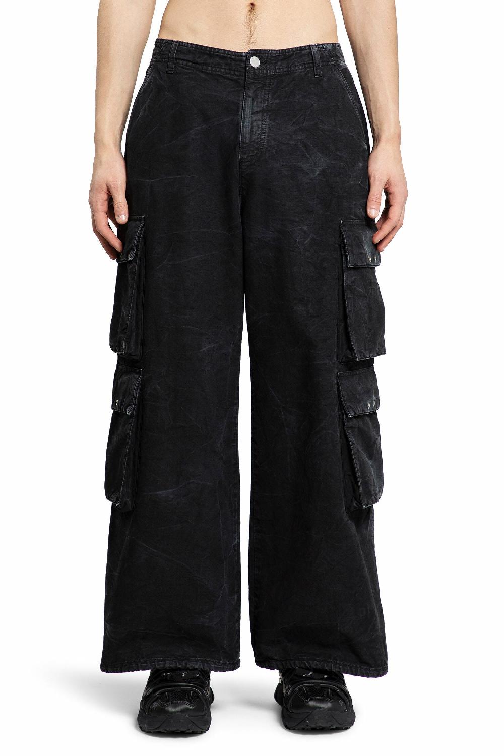 Antonioli 44 LABEL GROUP MAN BLACK TROUSERS Promozione