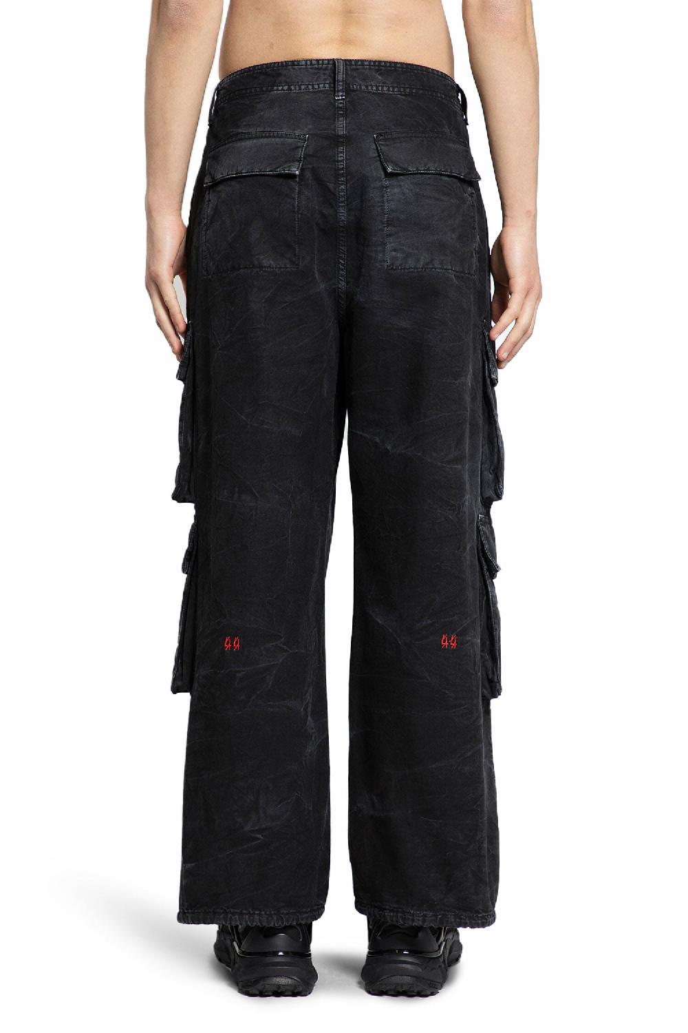 Antonioli 44 LABEL GROUP MAN BLACK TROUSERS Promozione