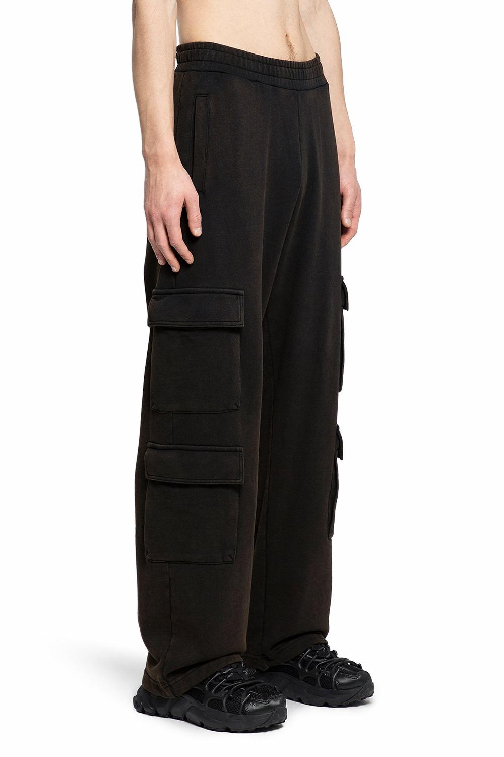 Antonioli 44 LABEL GROUP MAN BLACK TROUSERS Spedizione Gratuita