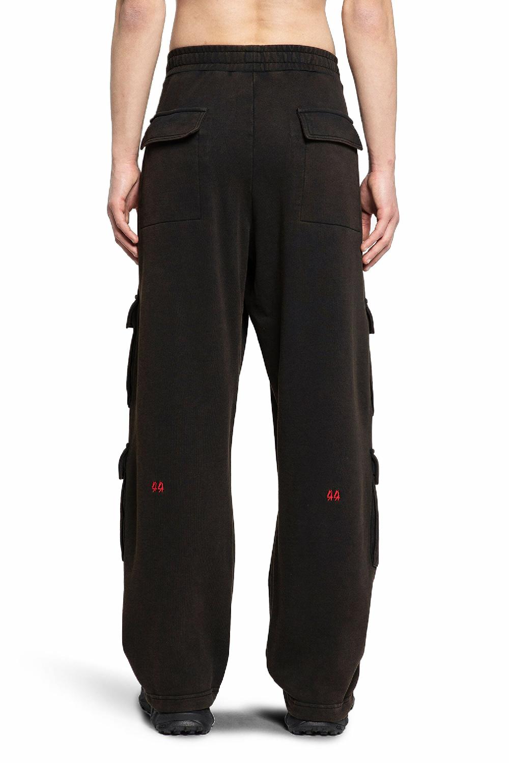 Antonioli 44 LABEL GROUP MAN BLACK TROUSERS Spedizione Gratuita