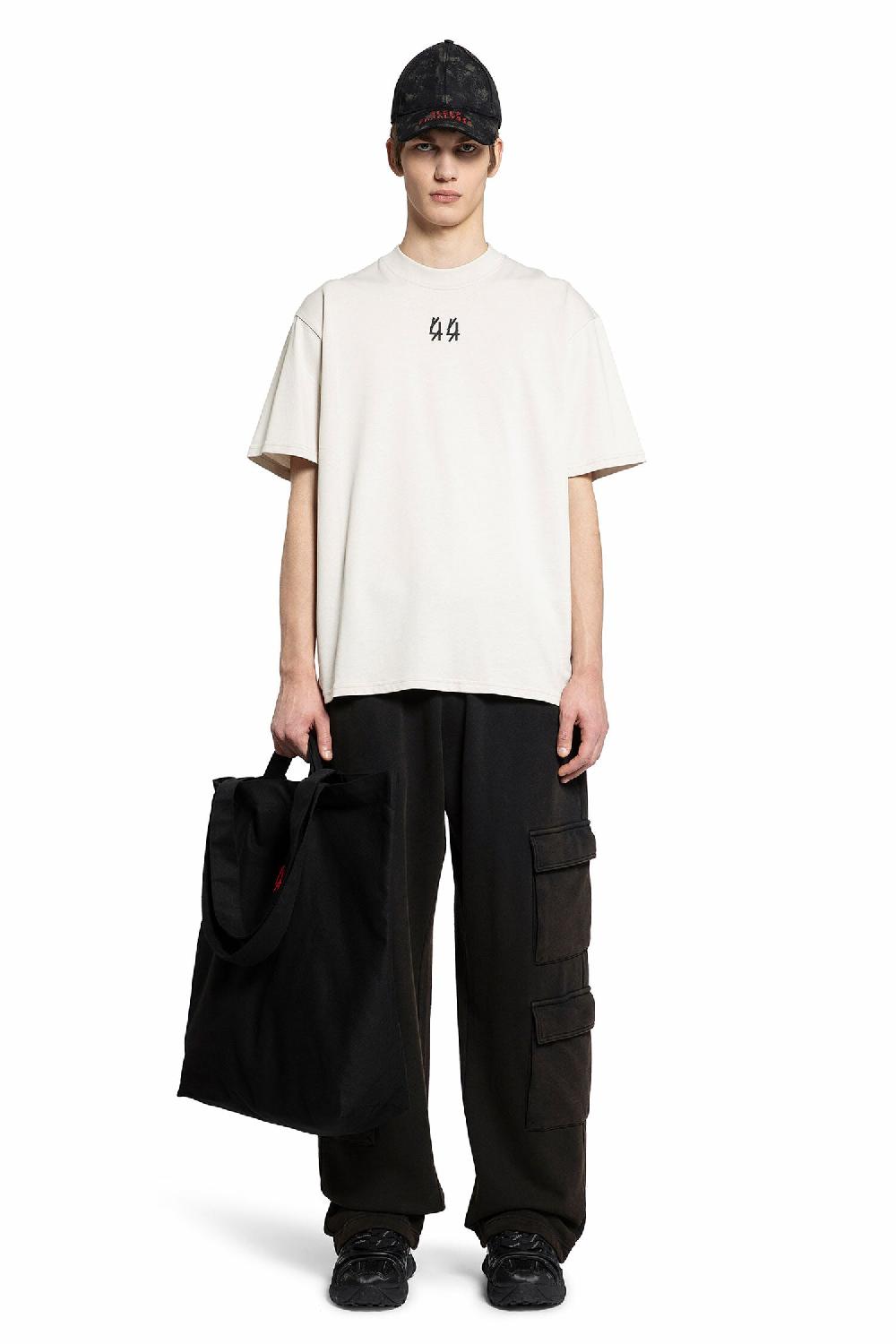 Antonioli 44 LABEL GROUP MAN BLACK TROUSERS Spedizione Gratuita