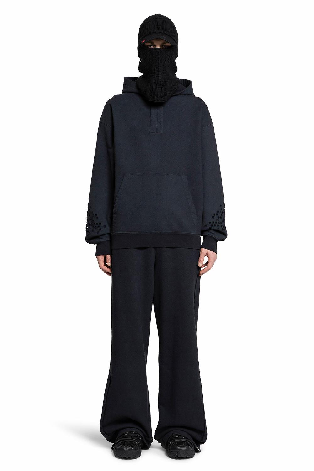 Antonioli 44 LABEL GROUP MAN BLACK TROUSERS Pezzi Unici