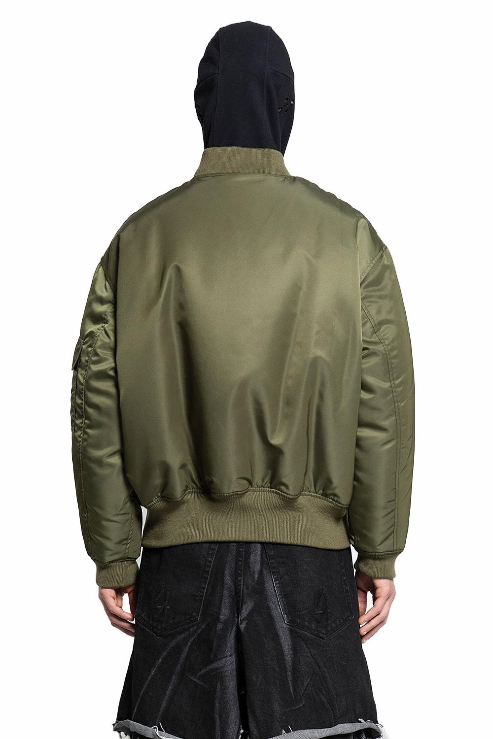 Antonioli 44 LABEL GROUP MAN GREEN JACKETS Soddisfazione Garantita