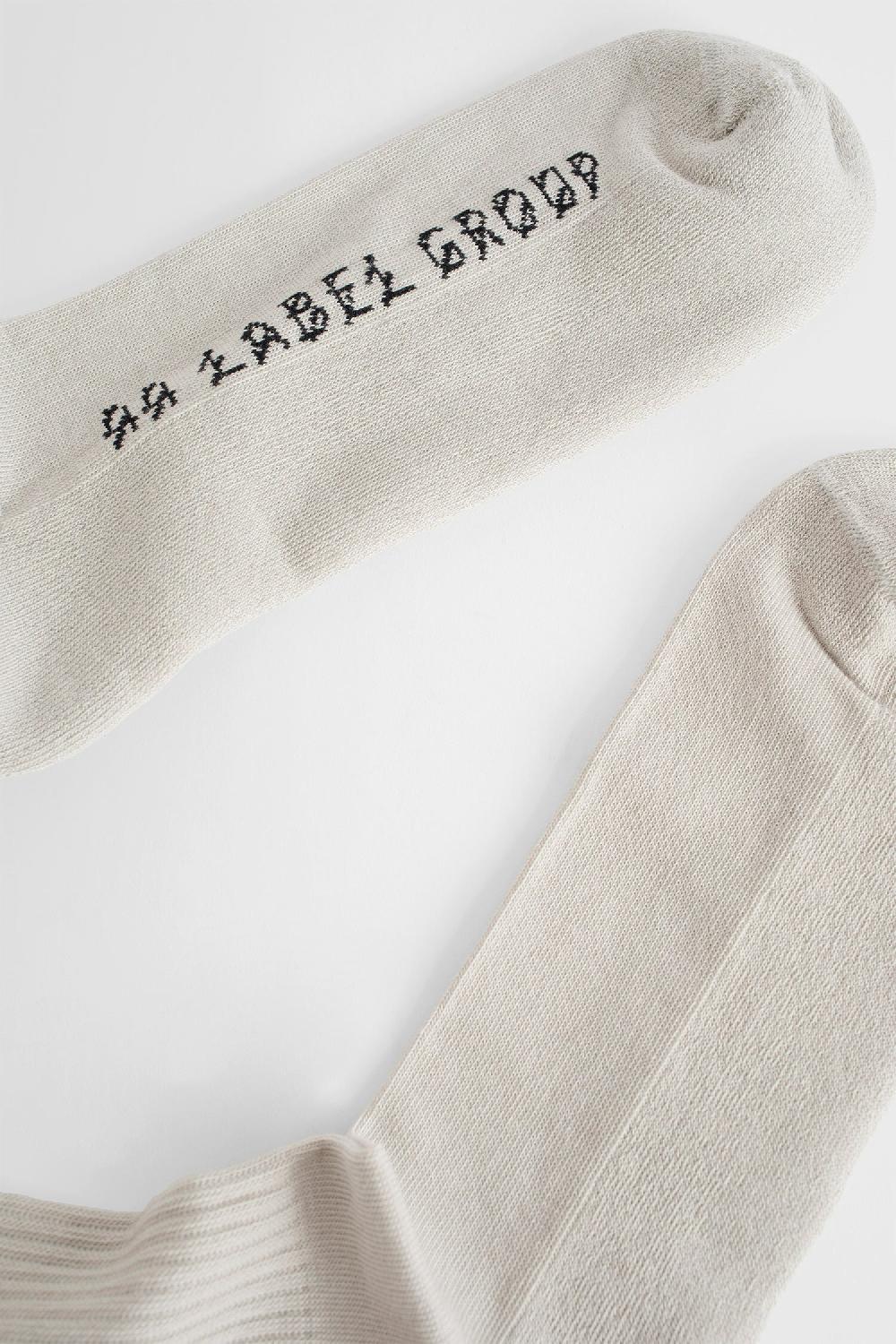 Antonioli 44 LABEL GROUP MAN WHITE SOCKS Acquista Ora