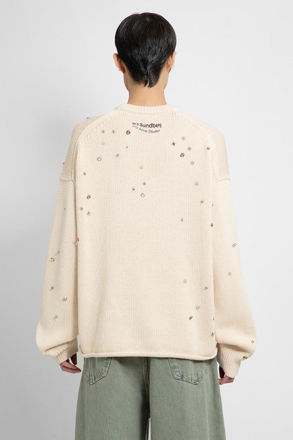 Antonioli ACNE STUDIOS MAN BEIGE KNITWEAR In Saldo