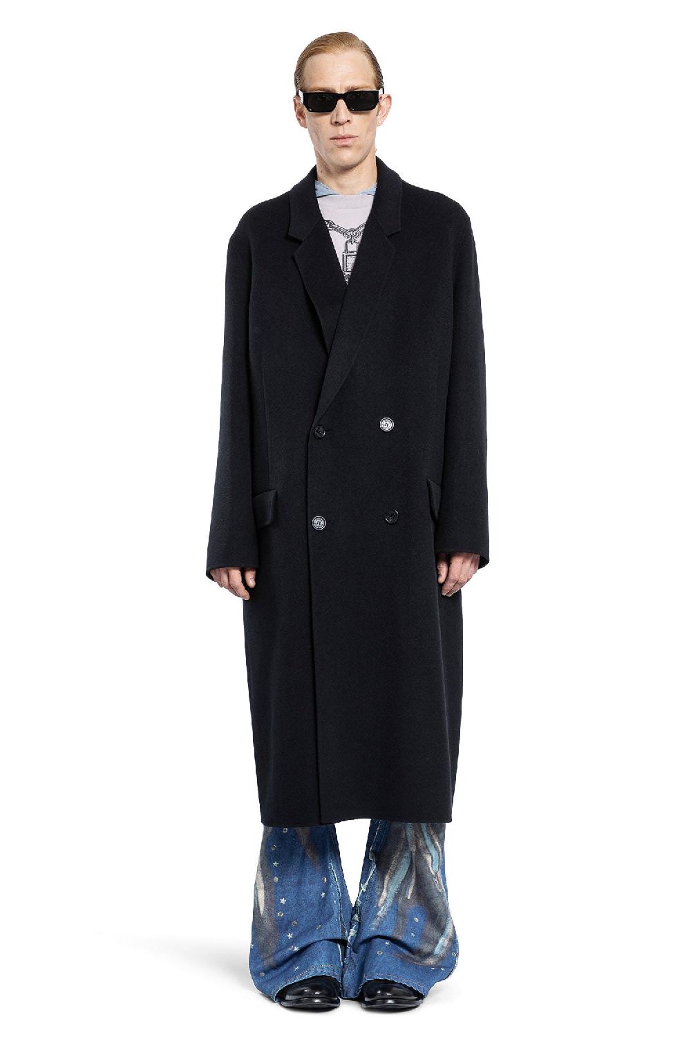 Antonioli ACNE STUDIOS MAN BLACK COATS 2025