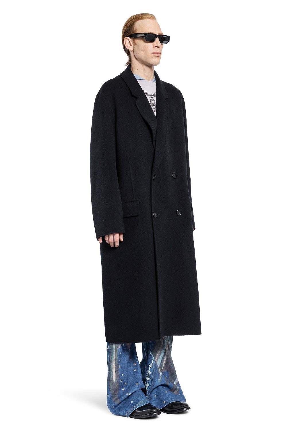 Antonioli ACNE STUDIOS MAN BLACK COATS 2025