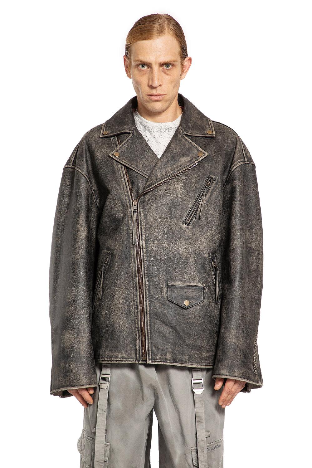Antonioli ACNE STUDIOS MAN BLACK JACKETS Nuovo