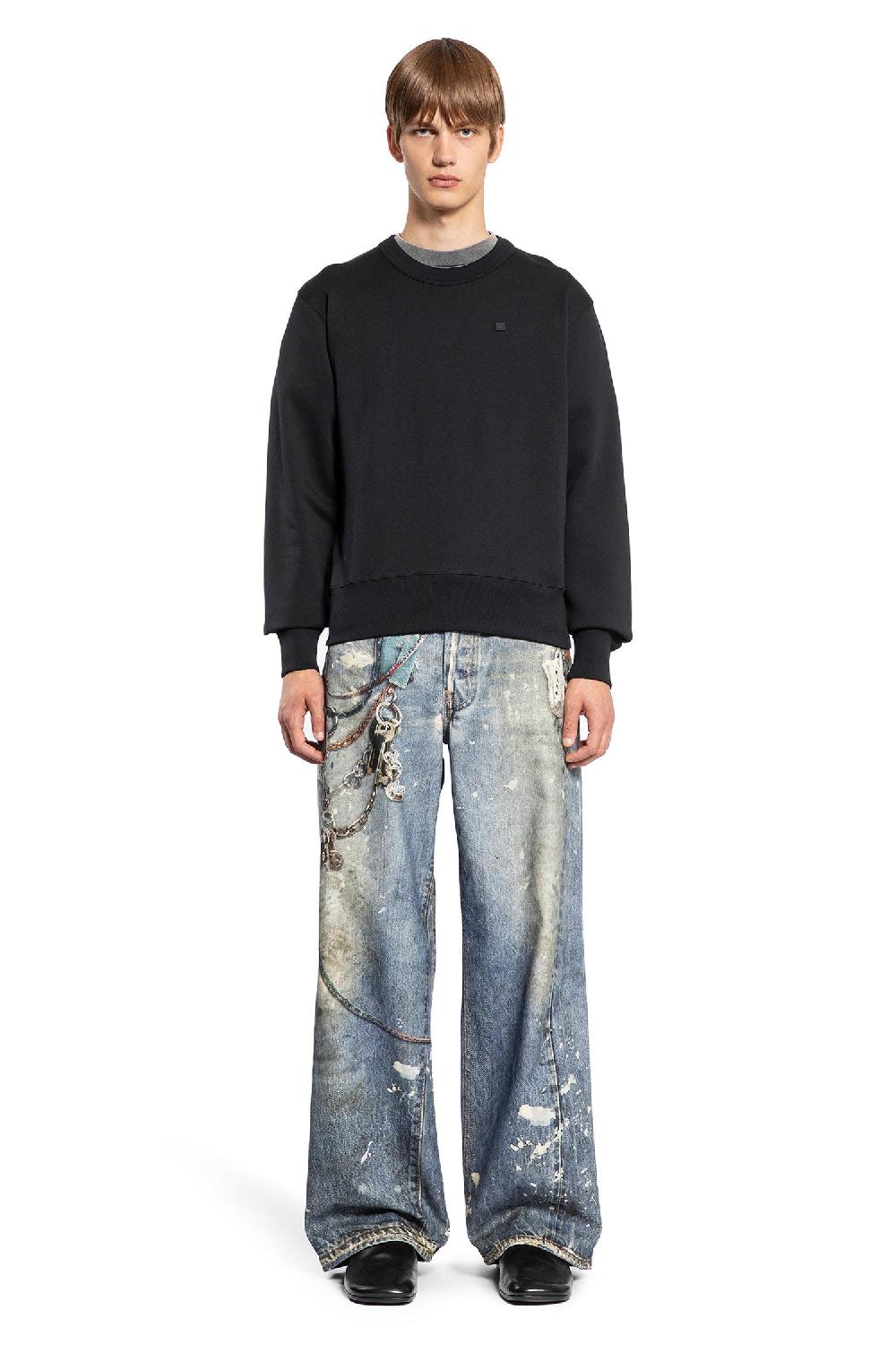 Antonioli ACNE STUDIOS MAN BLACK SWEATSHIRTS Soddisfazione Garantita