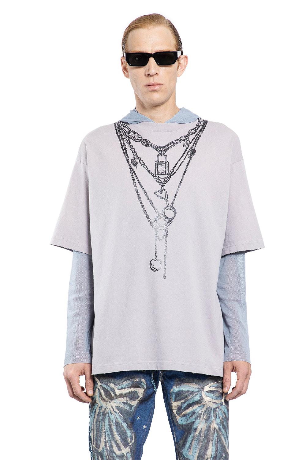 Antonioli ACNE STUDIOS MAN GREY T-SHIRTS & TANK TOPS Vendita Calda