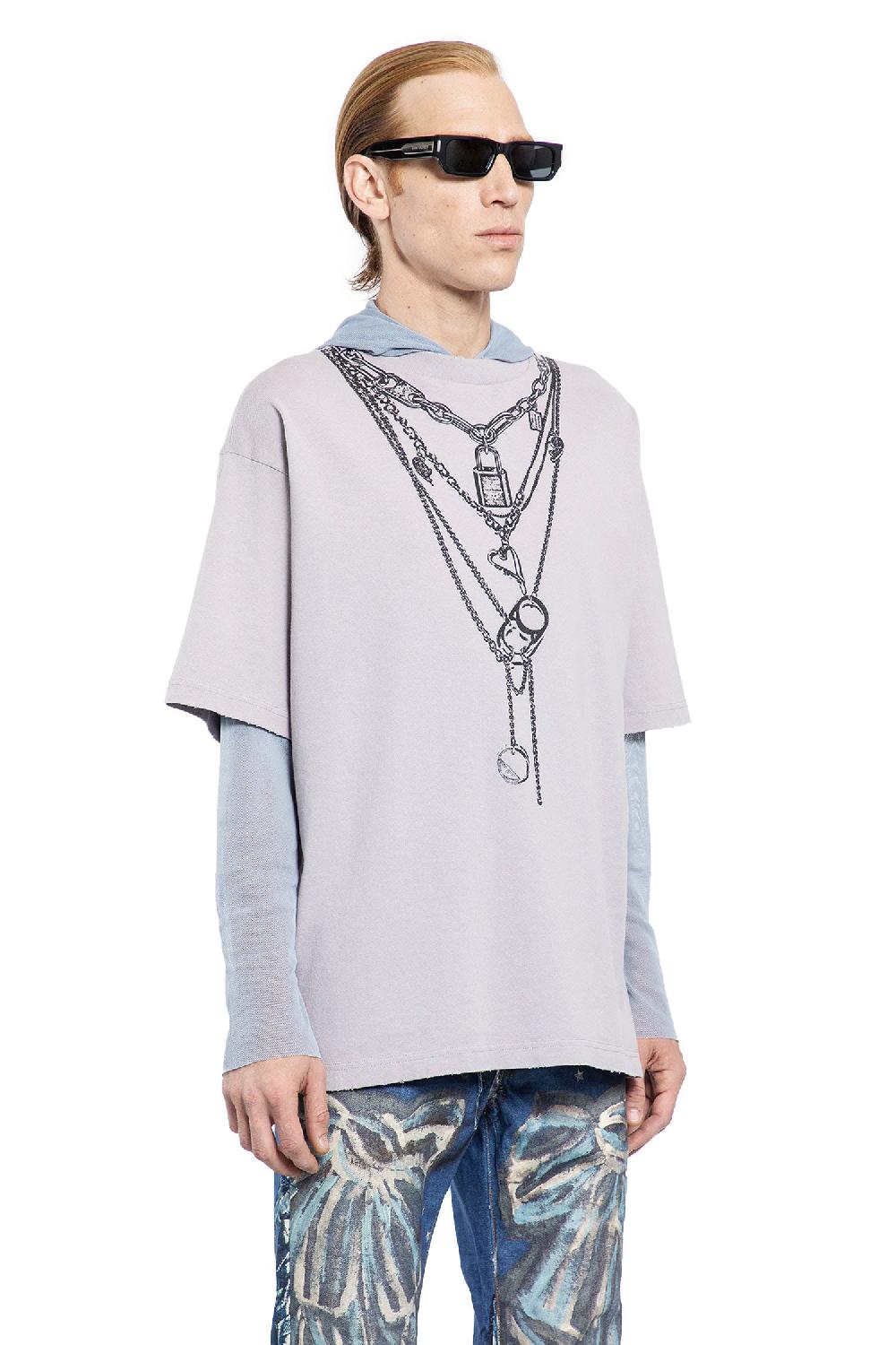 Antonioli ACNE STUDIOS MAN GREY T-SHIRTS & TANK TOPS Vendita Calda