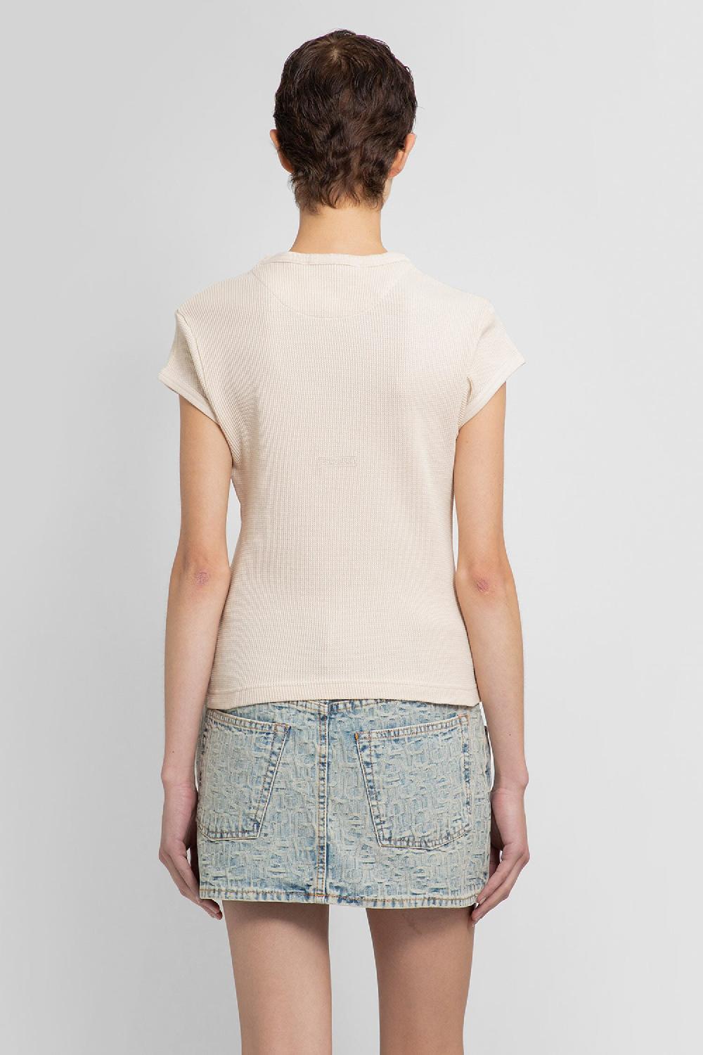Antonioli ACNE STUDIOS WOMAN BEIGE T-SHIRTS & TANK TOPS Qualità Garantita