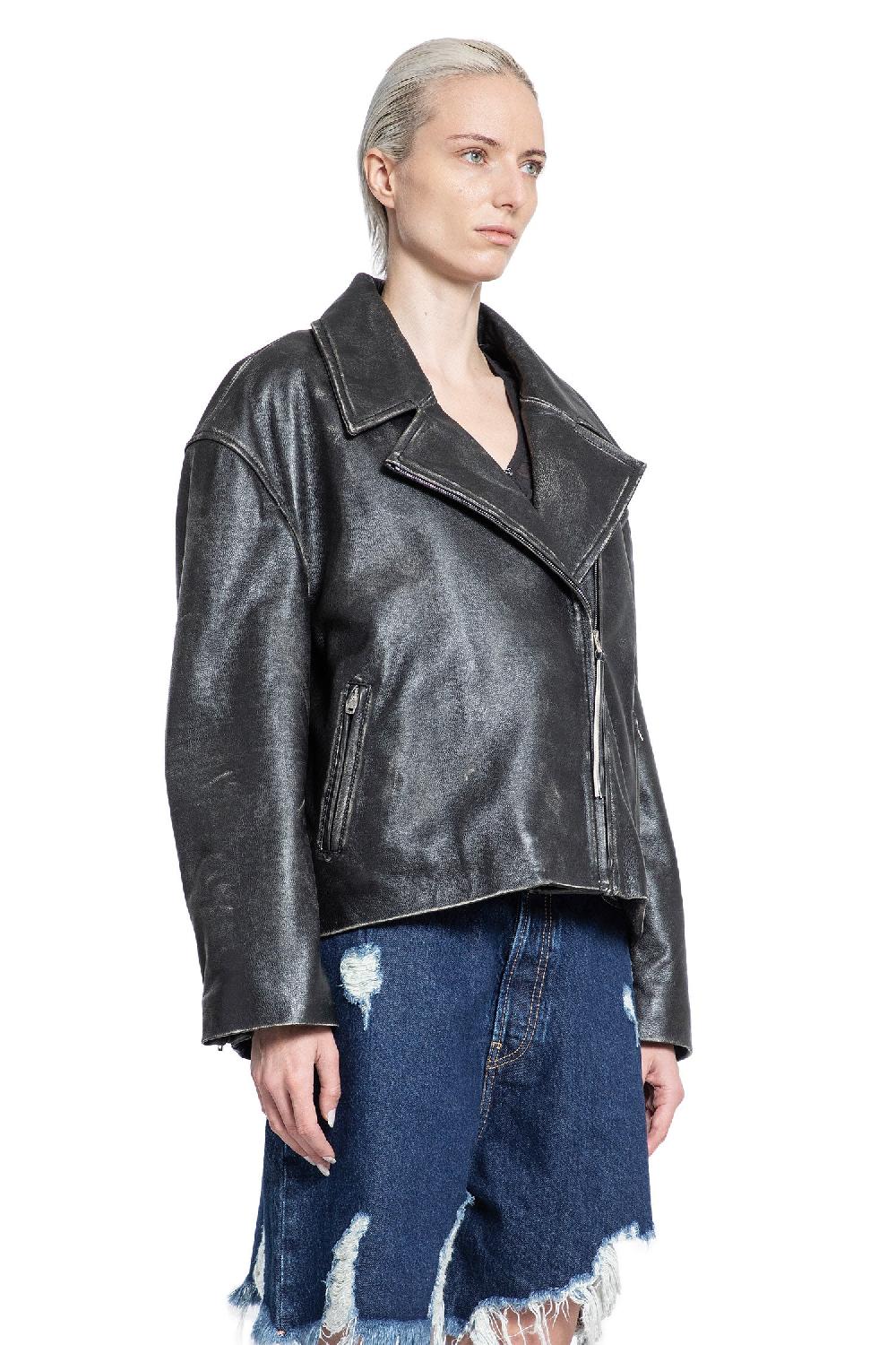 Antonioli ACNE STUDIOS WOMAN BLACK JACKETS Shopping Online