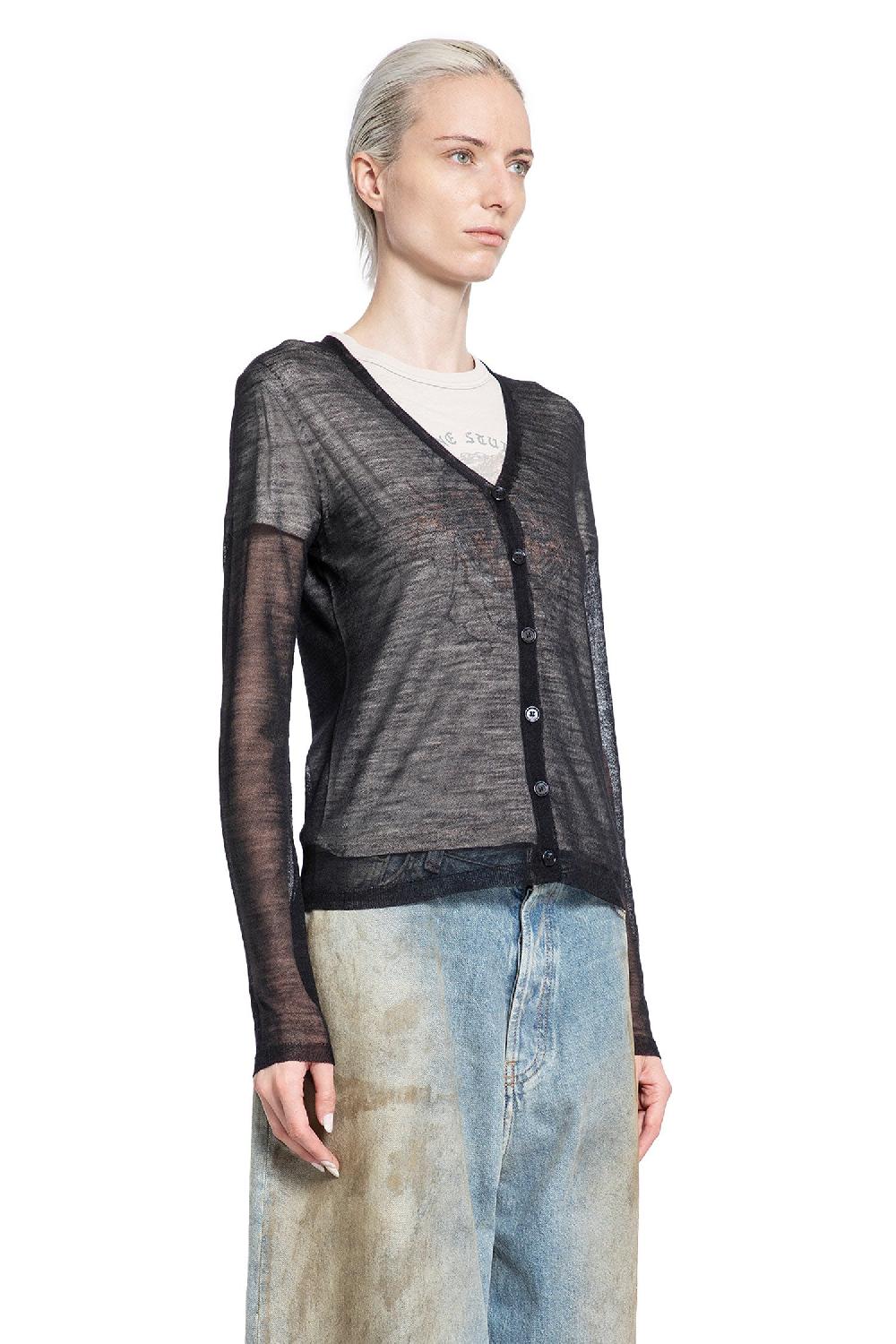 Antonioli ACNE STUDIOS WOMAN BLACK KNITWEAR Prezzo Ridotto