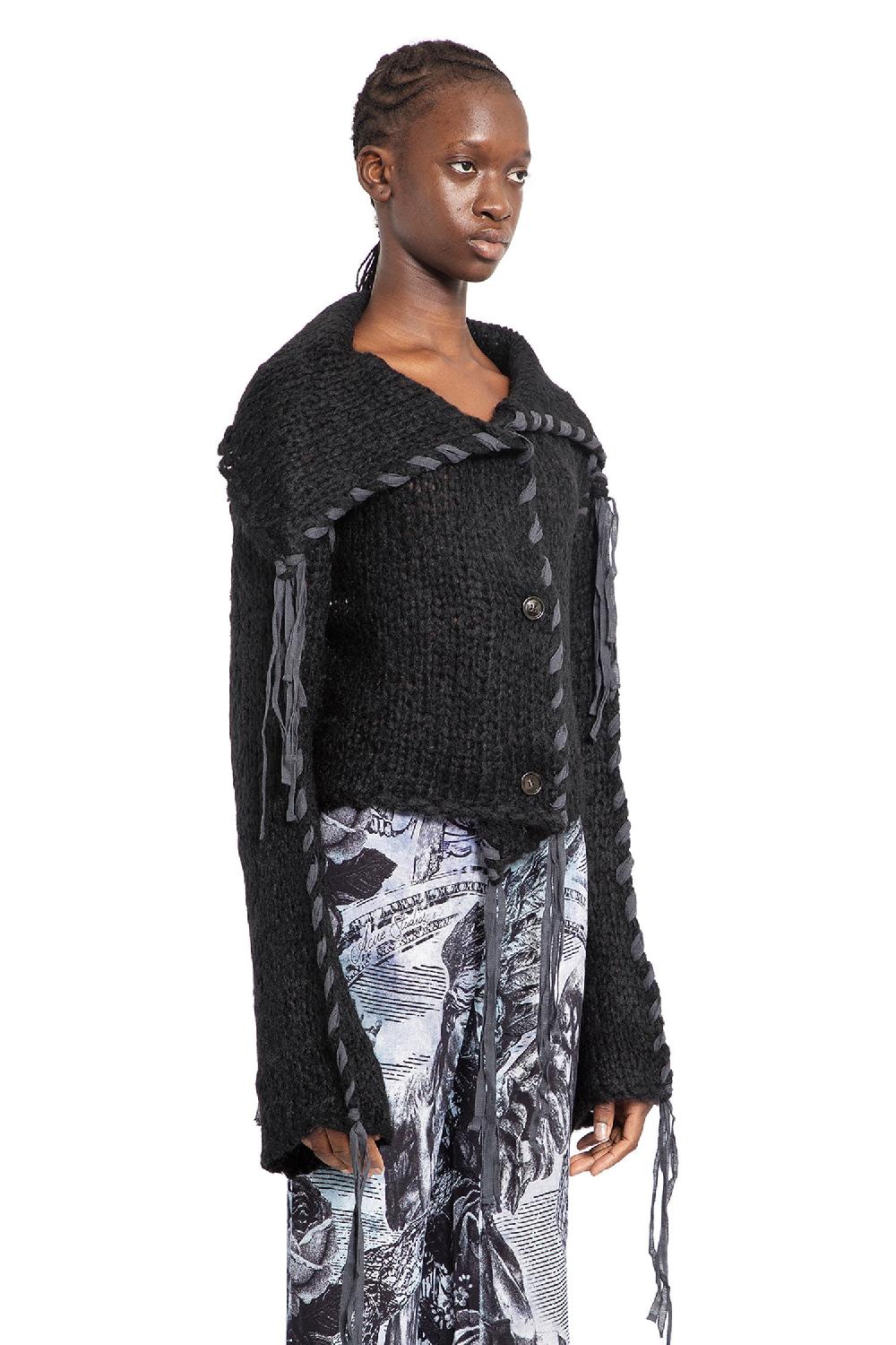 Antonioli ACNE STUDIOS WOMAN BLACK KNITWEAR Sottocosto