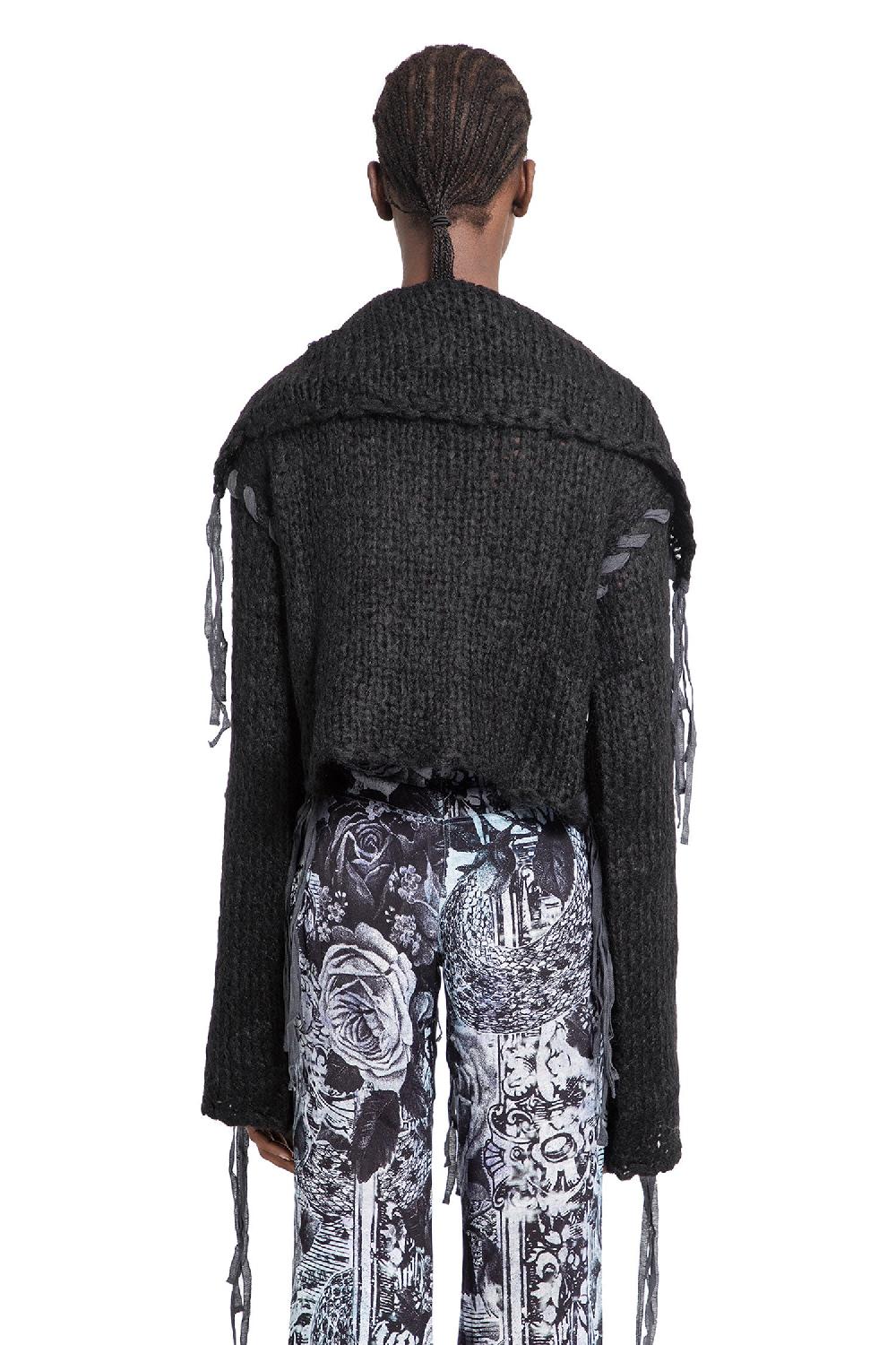 Antonioli ACNE STUDIOS WOMAN BLACK KNITWEAR Sottocosto
