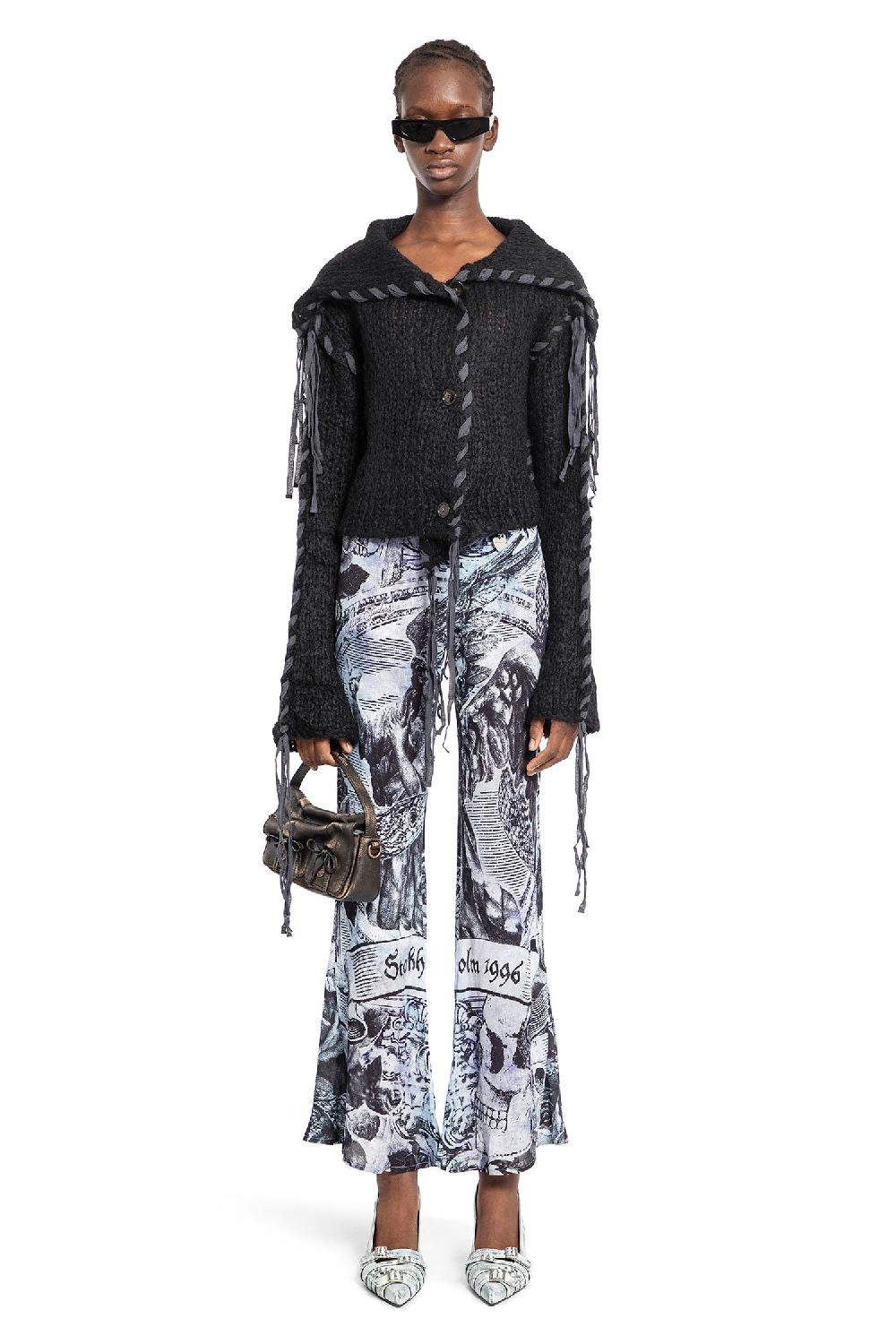 Antonioli ACNE STUDIOS WOMAN BLACK KNITWEAR Sottocosto