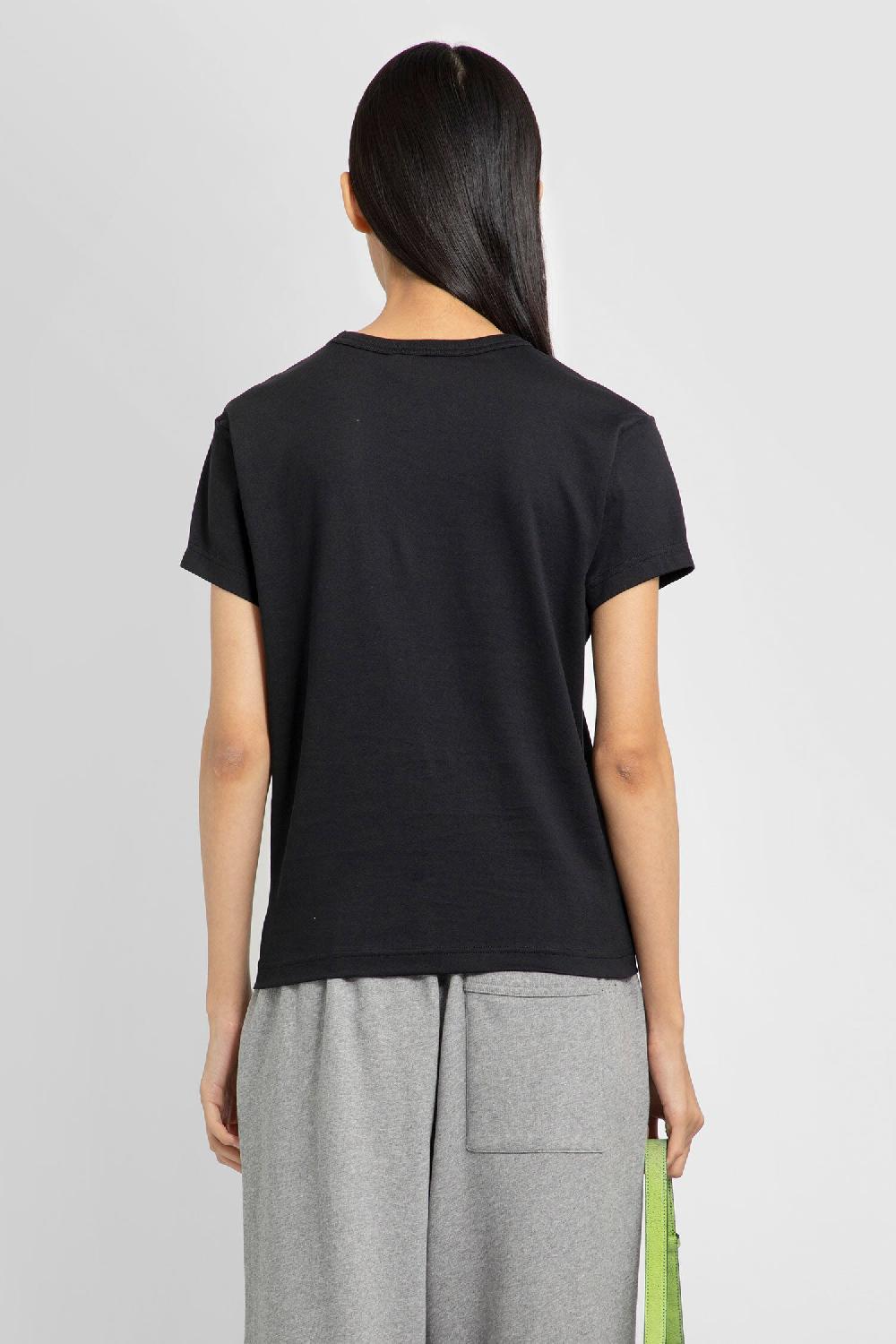 Antonioli ACNE STUDIOS WOMAN BLACK T-SHIRTS & TANK TOPS Offerta speciale della fabbrica