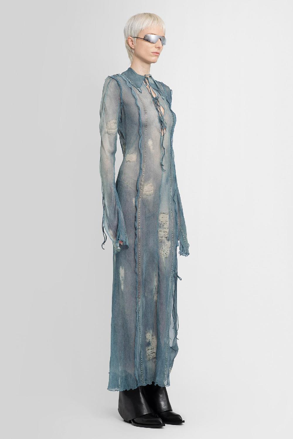Antonioli ACNE STUDIOS WOMAN BLUE DRESSES Sconto