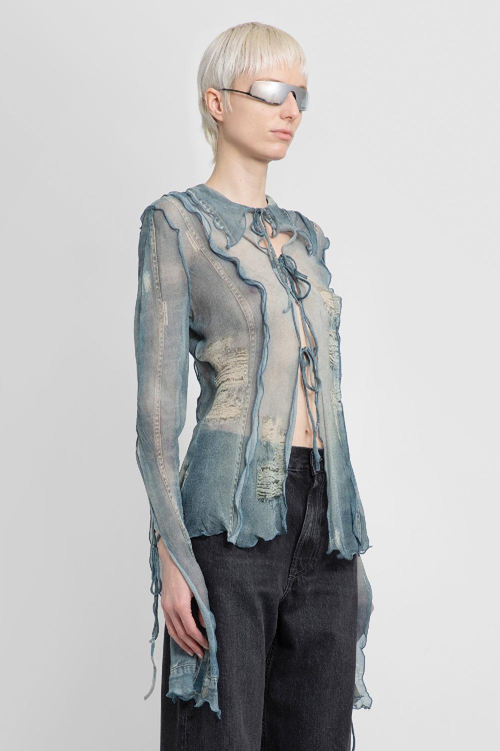 Antonioli ACNE STUDIOS WOMAN BLUE SHIRTS Offerte