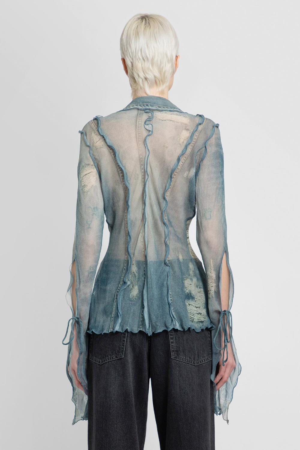 Antonioli ACNE STUDIOS WOMAN BLUE SHIRTS Offerte