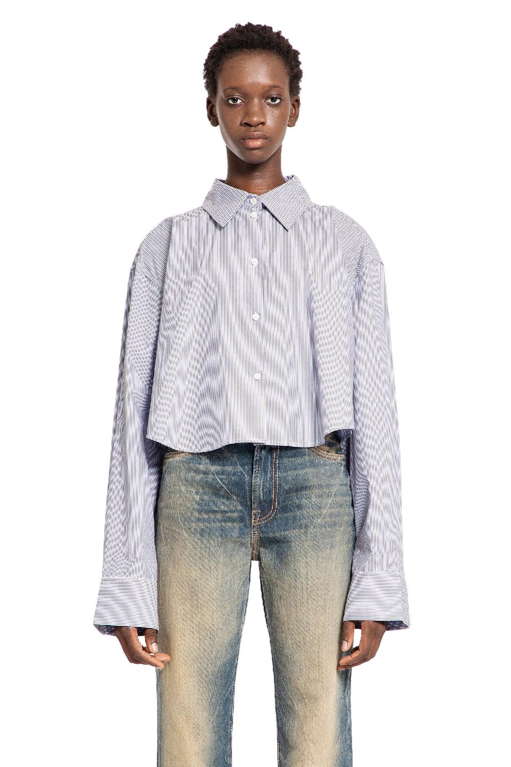Antonioli ACNE STUDIOS WOMAN BLUE SHIRTS Hotsell