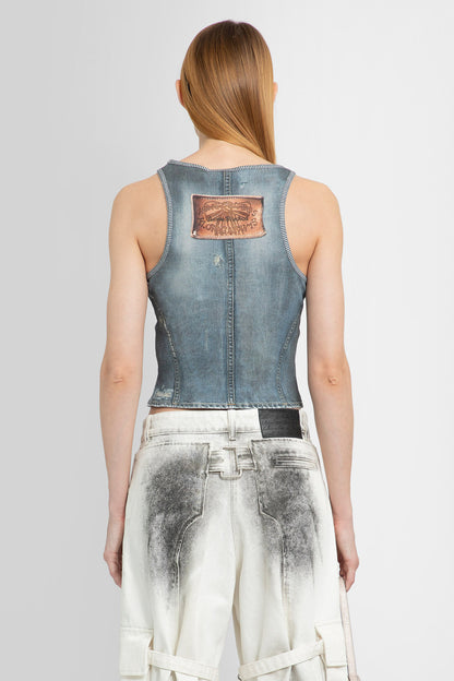 Antonioli ACNE STUDIOS WOMAN BLUE TOPS Saldi Di Fabbrica