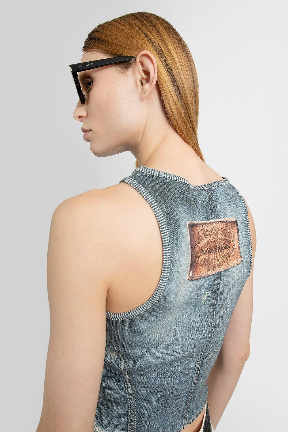 Antonioli ACNE STUDIOS WOMAN BLUE TOPS Saldi Di Fabbrica