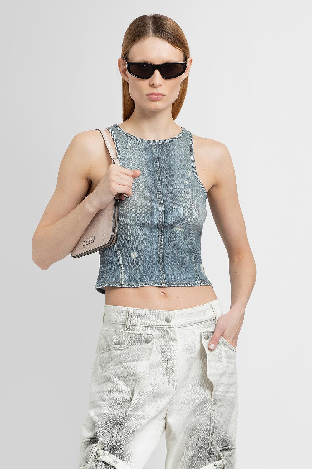Antonioli ACNE STUDIOS WOMAN BLUE TOPS Saldi Di Fabbrica