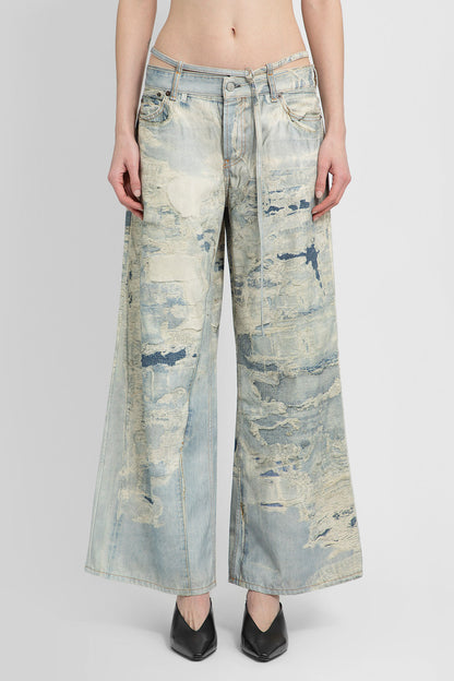 Antonioli ACNE STUDIOS WOMAN BLUE TROUSERS Vendite Flash