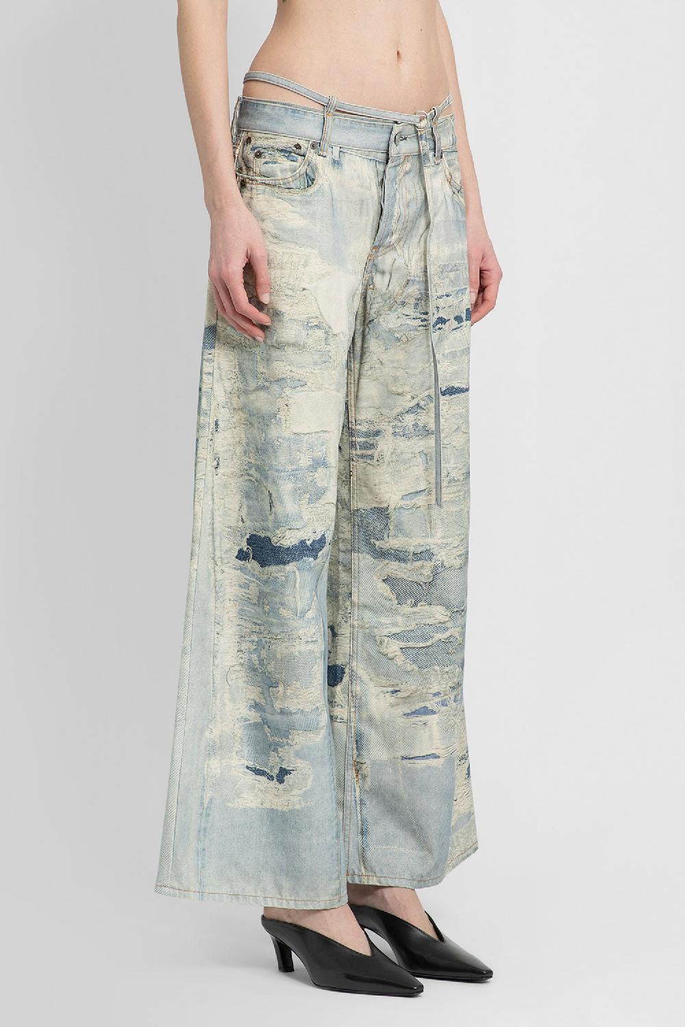 Antonioli ACNE STUDIOS WOMAN BLUE TROUSERS Vendite Flash