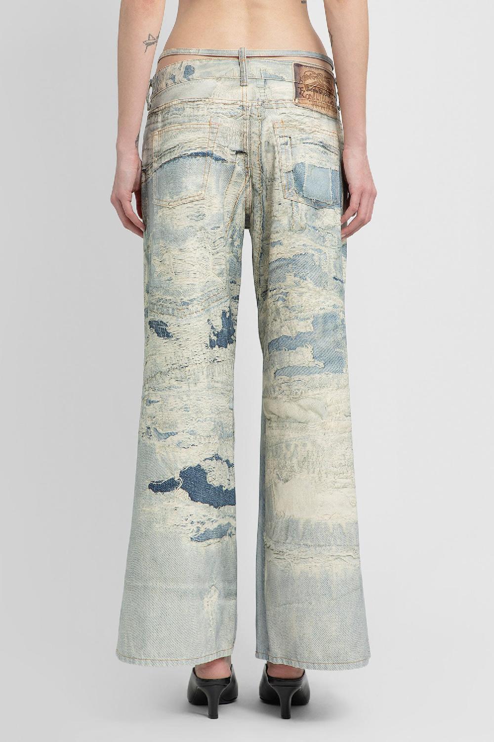 Antonioli ACNE STUDIOS WOMAN BLUE TROUSERS Vendite Flash