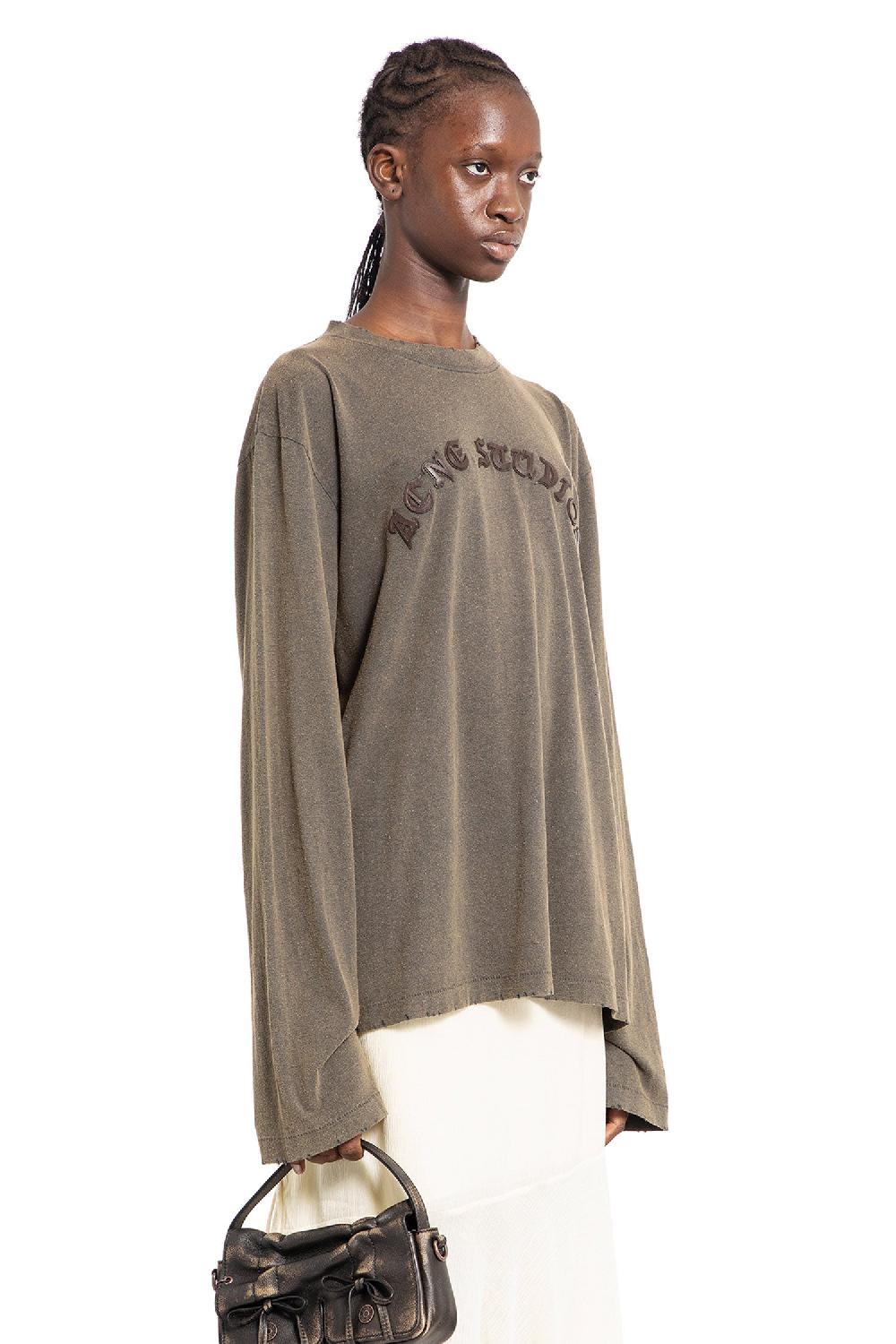 Antonioli ACNE STUDIOS WOMAN BROWN SHIRTS In Saldo