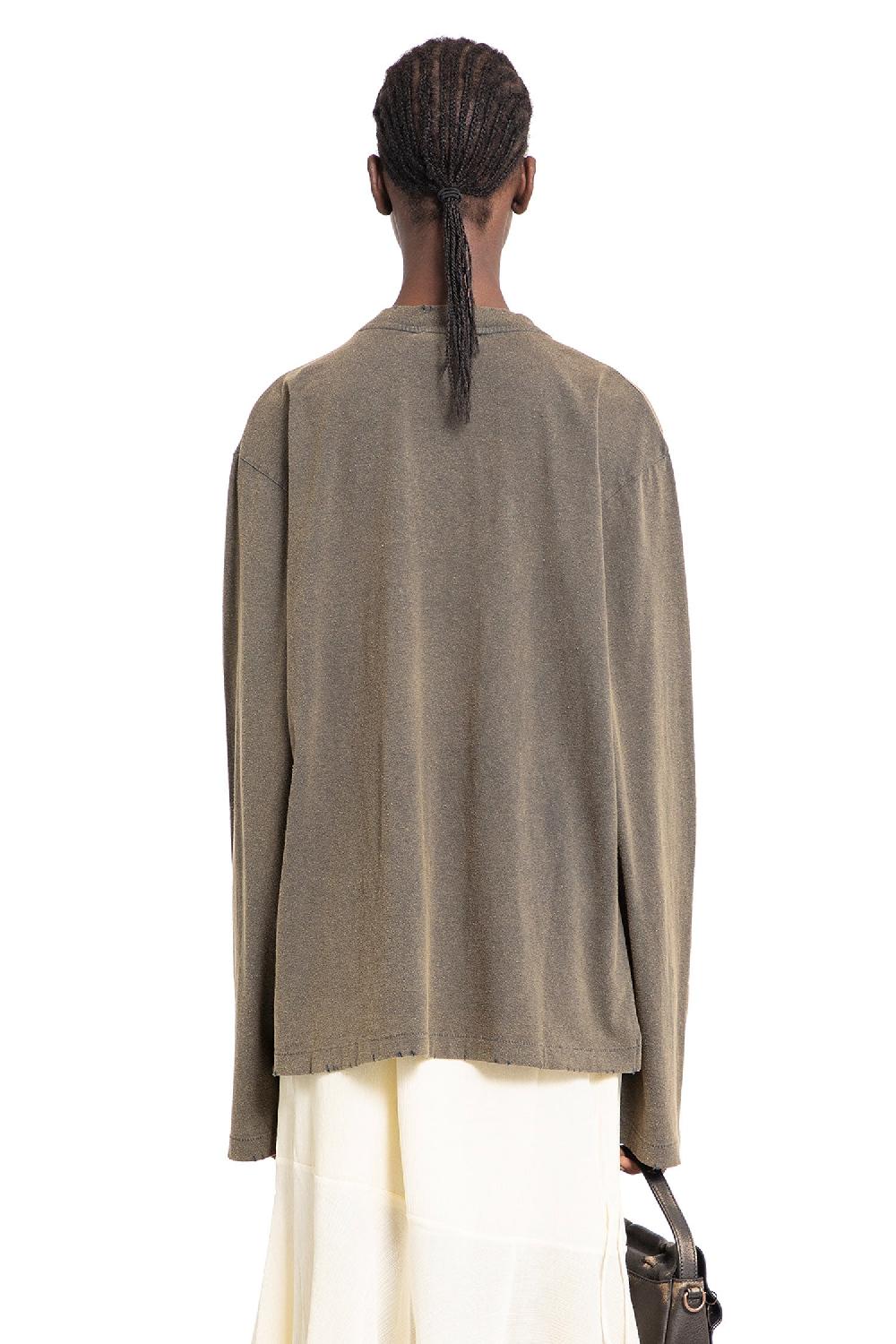 Antonioli ACNE STUDIOS WOMAN BROWN SHIRTS In Saldo