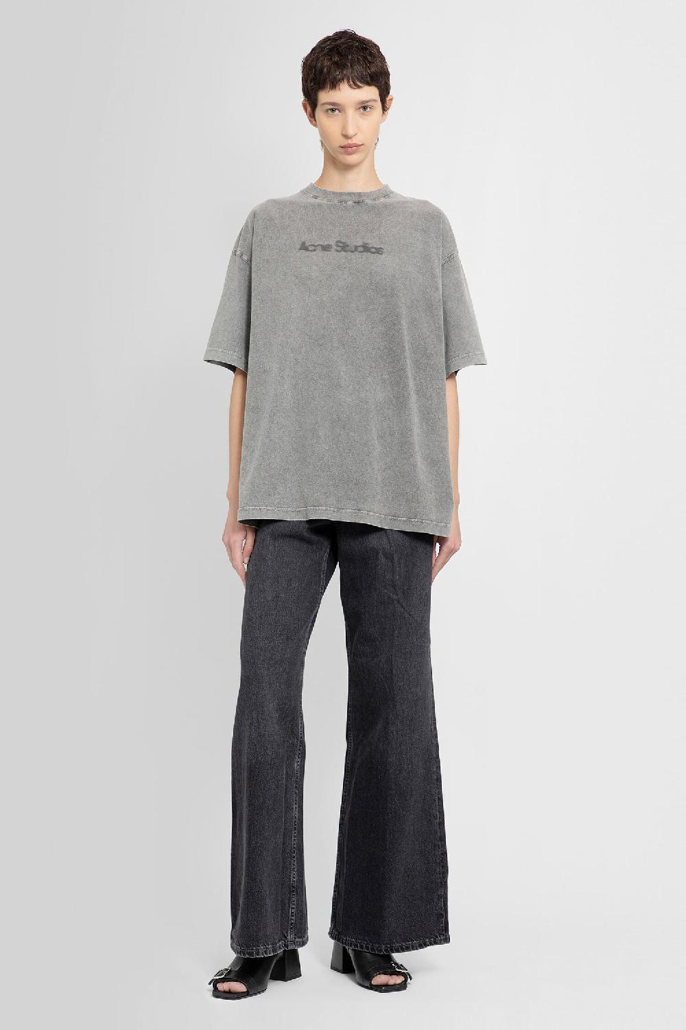 Antonioli ACNE STUDIOS WOMAN GREY T-SHIRTS & TANK TOPS Italia