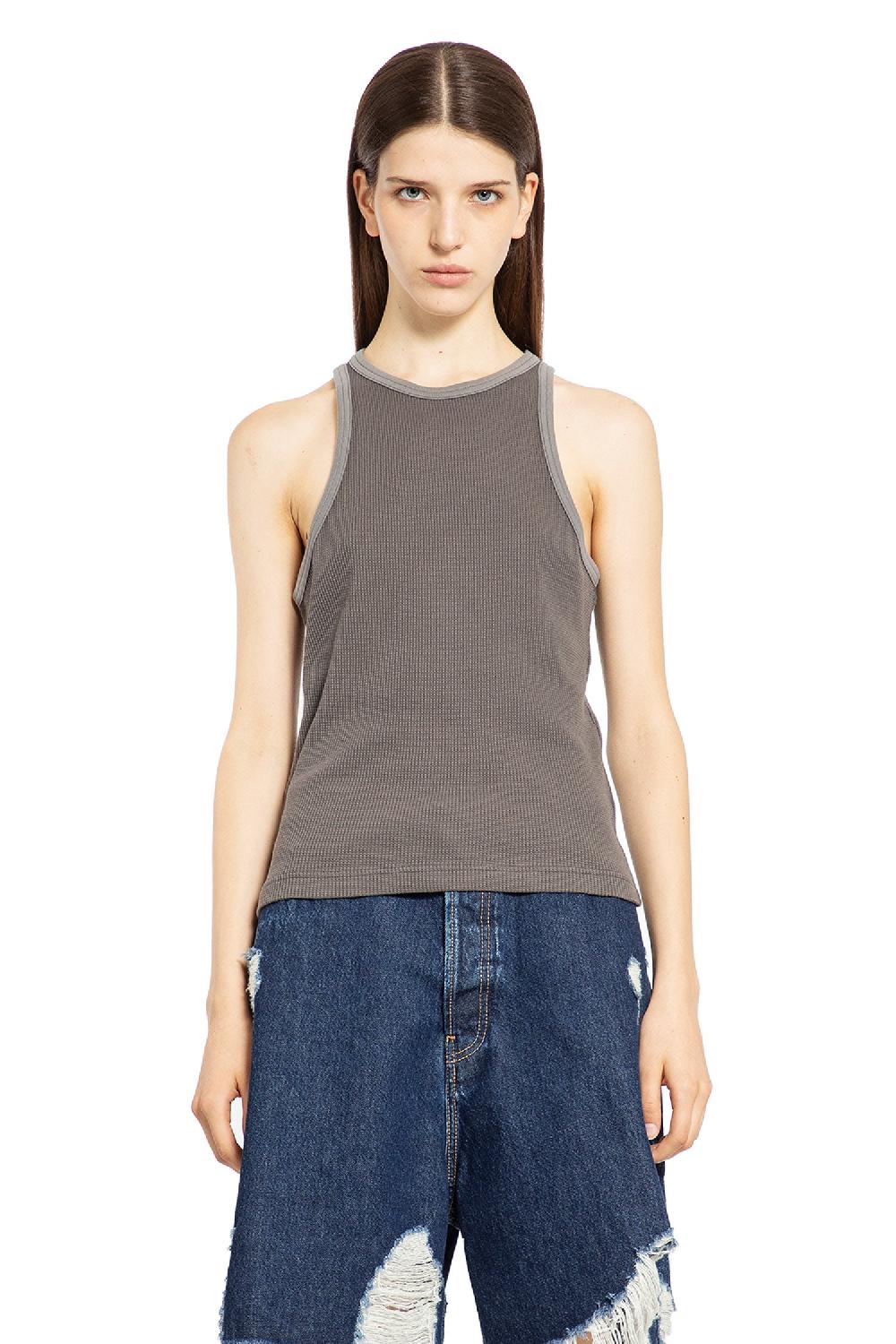 Antonioli ACNE STUDIOS WOMAN GREY T-SHIRTS & TANK TOPS 2025