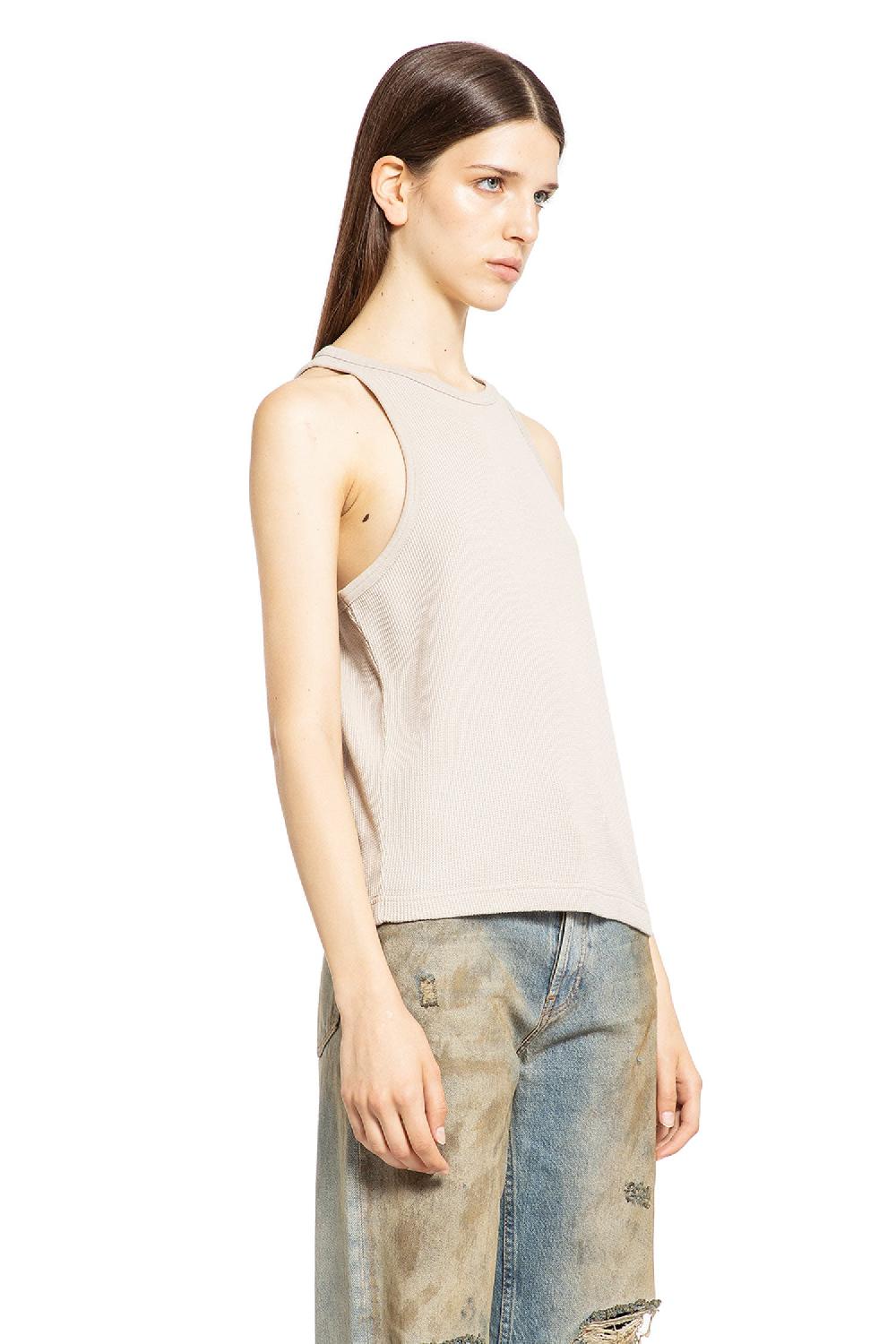 Antonioli ACNE STUDIOS WOMAN GREY T-SHIRTS & TANK TOPS In Linea