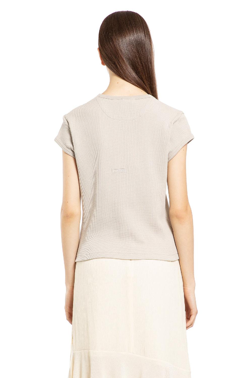 Antonioli ACNE STUDIOS WOMAN GREY T-SHIRTS & TANK TOPS Nuovo