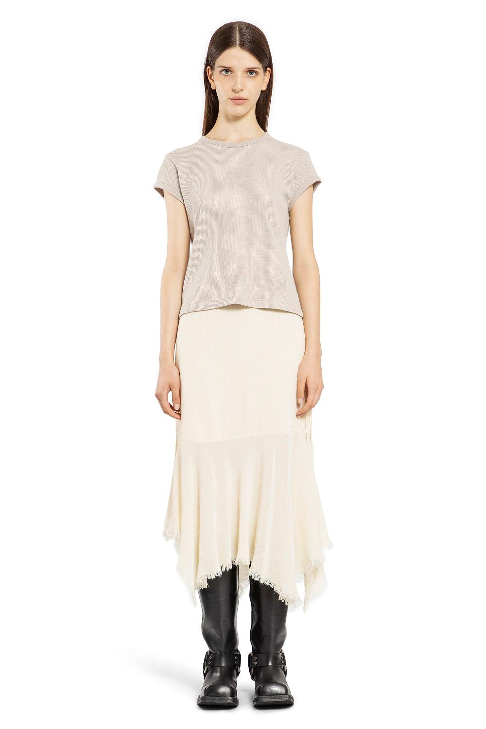 Antonioli ACNE STUDIOS WOMAN GREY T-SHIRTS & TANK TOPS Nuovo