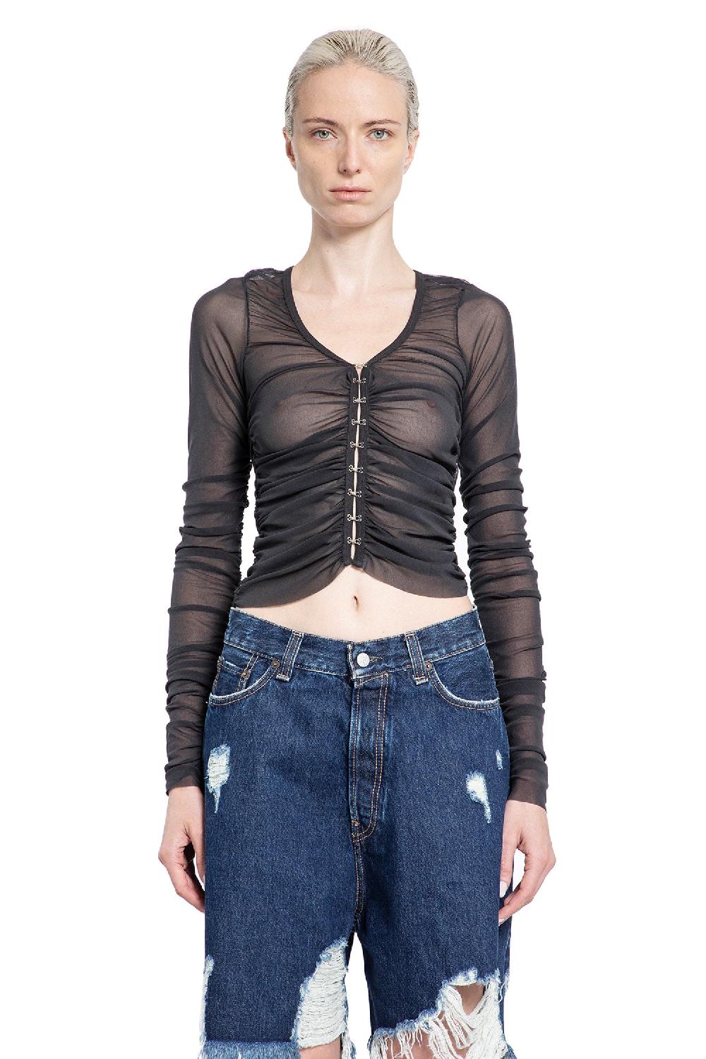 Antonioli ACNE STUDIOS WOMAN GREY TOPS Spedizione Gratuita