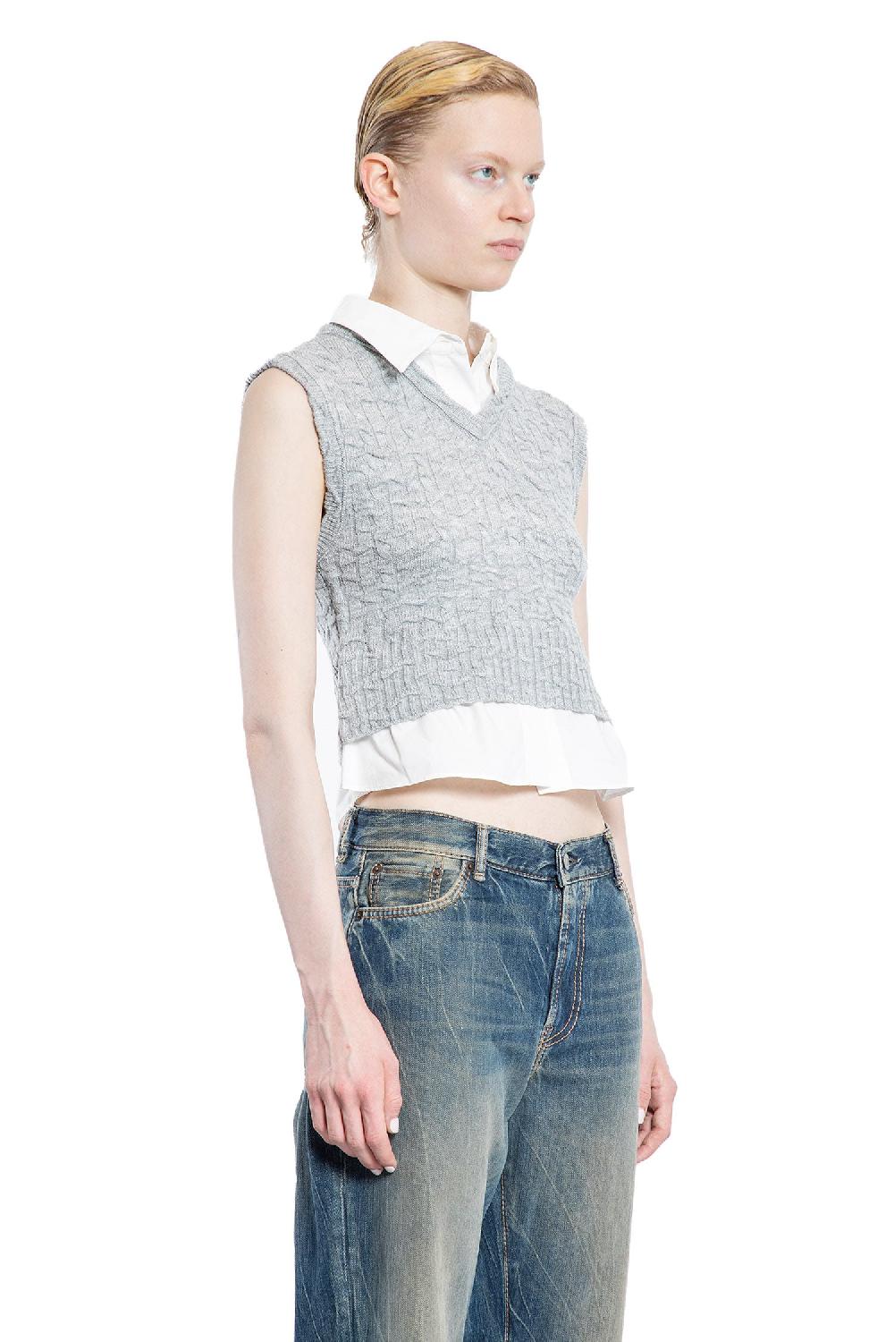 Antonioli ACNE STUDIOS WOMAN GREY VESTS Soddisfazione Garantita