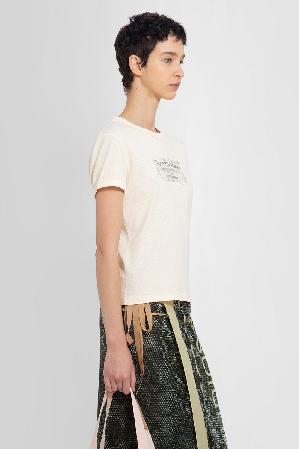 Antonioli ACNE STUDIOS WOMAN ORANGE T-SHIRTS & TANK TOPS Fino Al -60%