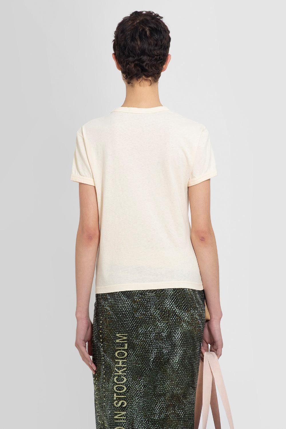 Antonioli ACNE STUDIOS WOMAN ORANGE T-SHIRTS & TANK TOPS Fino Al -60%