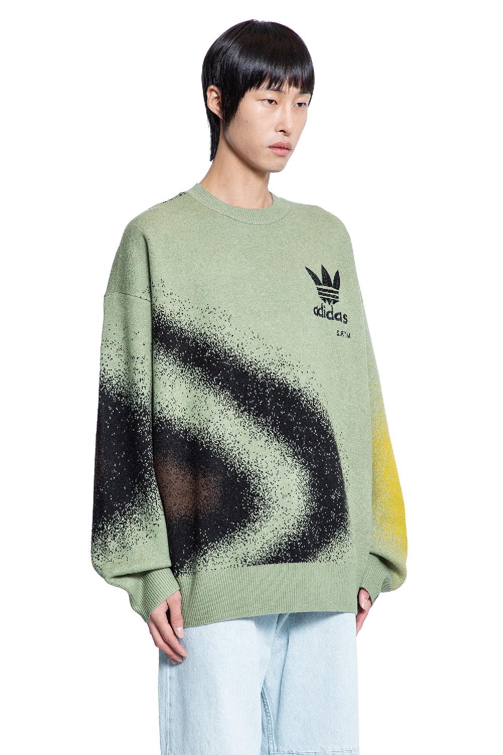 Antonioli ADIDAS MAN GREEN KNITWEAR Italy