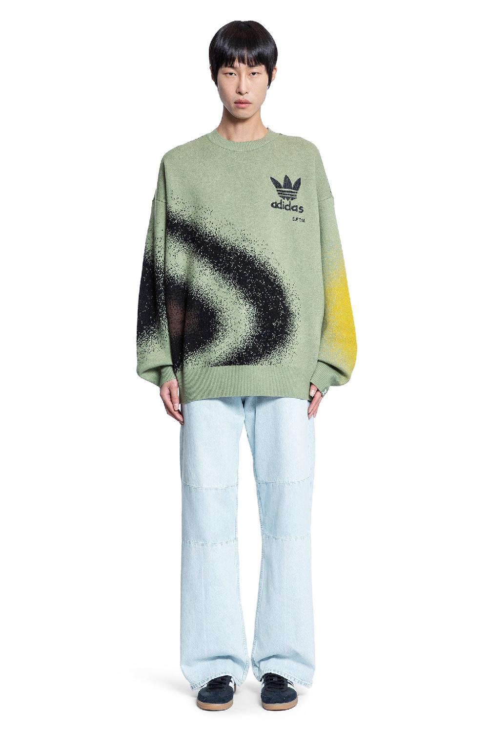 Antonioli ADIDAS MAN GREEN KNITWEAR Italy