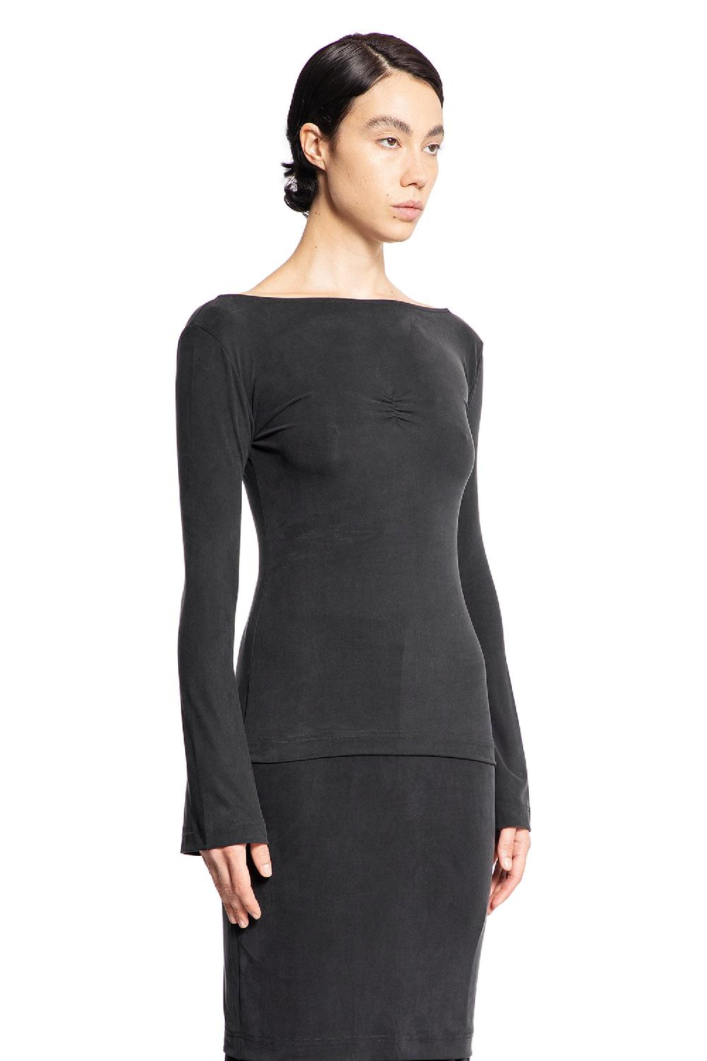 Antonioli ALAINPAUL WOMAN BLACK TOPS Soddisfazione Garantita