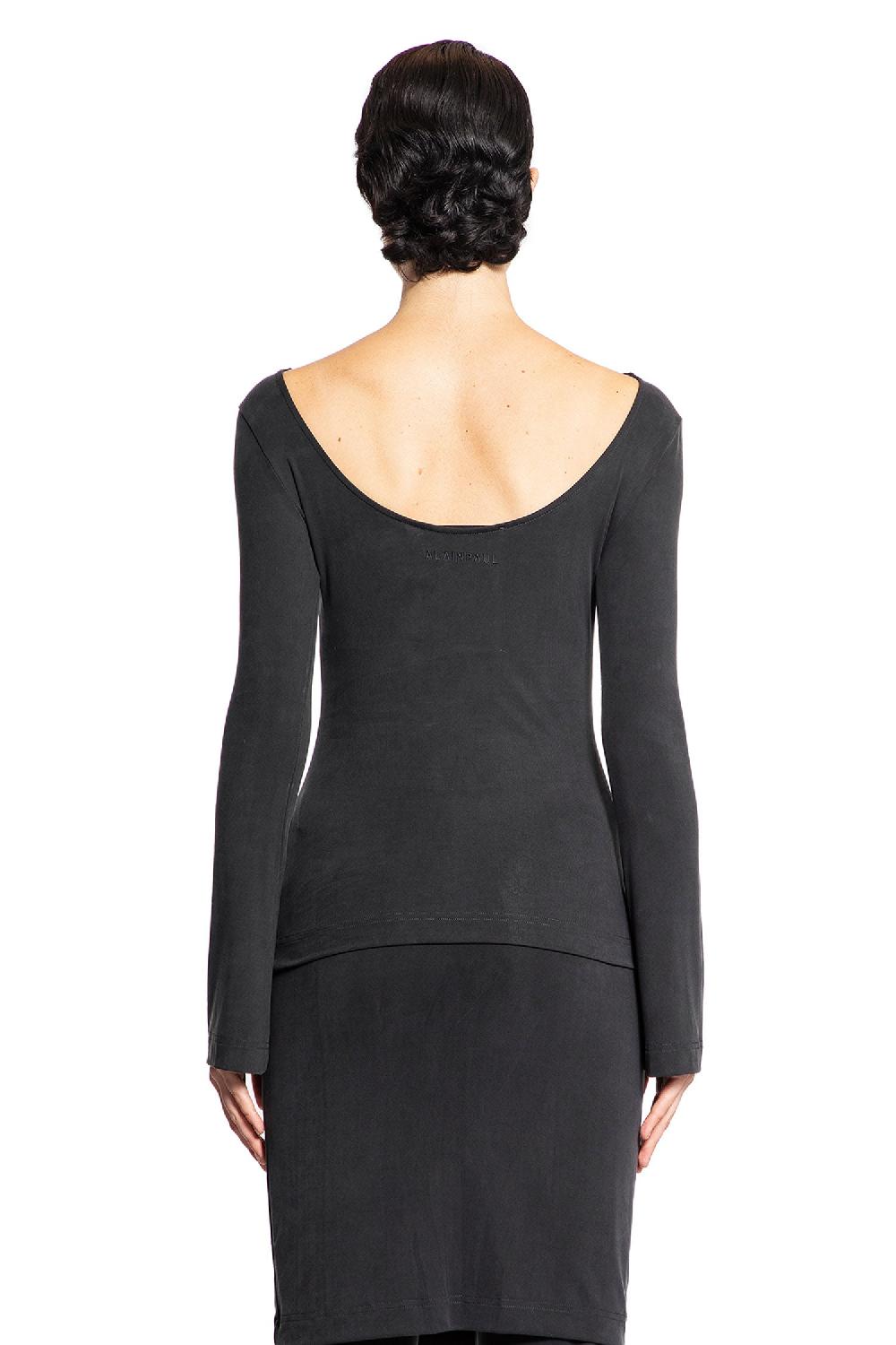 Antonioli ALAINPAUL WOMAN BLACK TOPS Soddisfazione Garantita