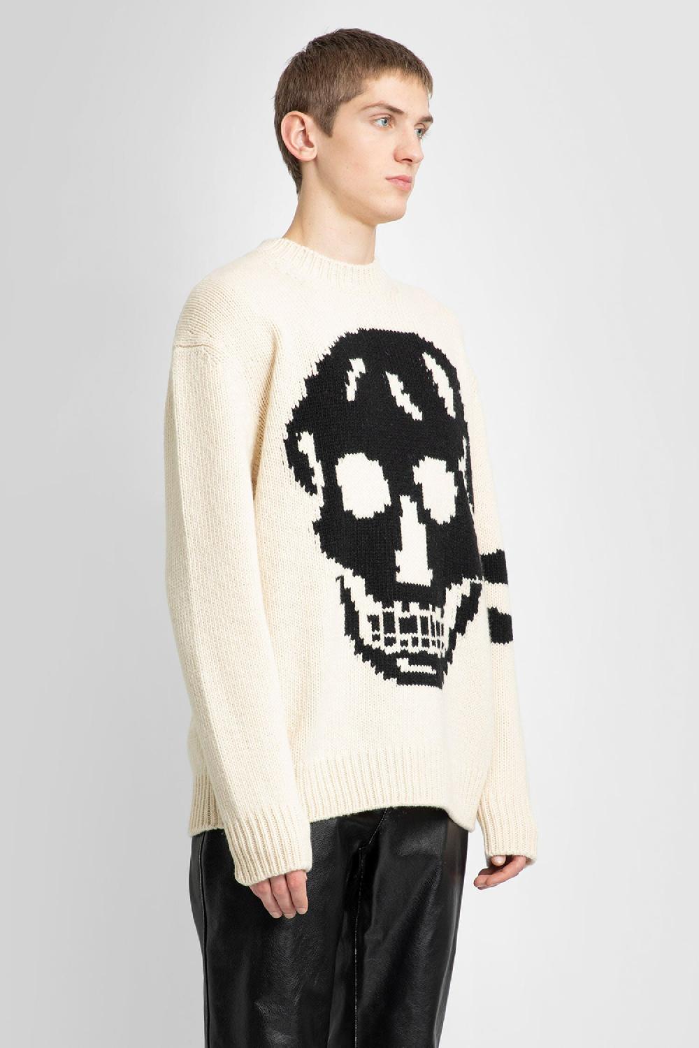 Antonioli ALEXANDER MCQUEEN MAN BEIGE KNITWEAR Affare Del Giorno